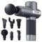 VEVOR Massage Gun Deep Tissue, Percussion Muscle Massager for Athletes - with 5 Speed Levels & 6 Massage Heads, 7.4V 2500mAh Batteries, Handheld Electric Massage Gun for Pain Relief, Muscle Relaxation