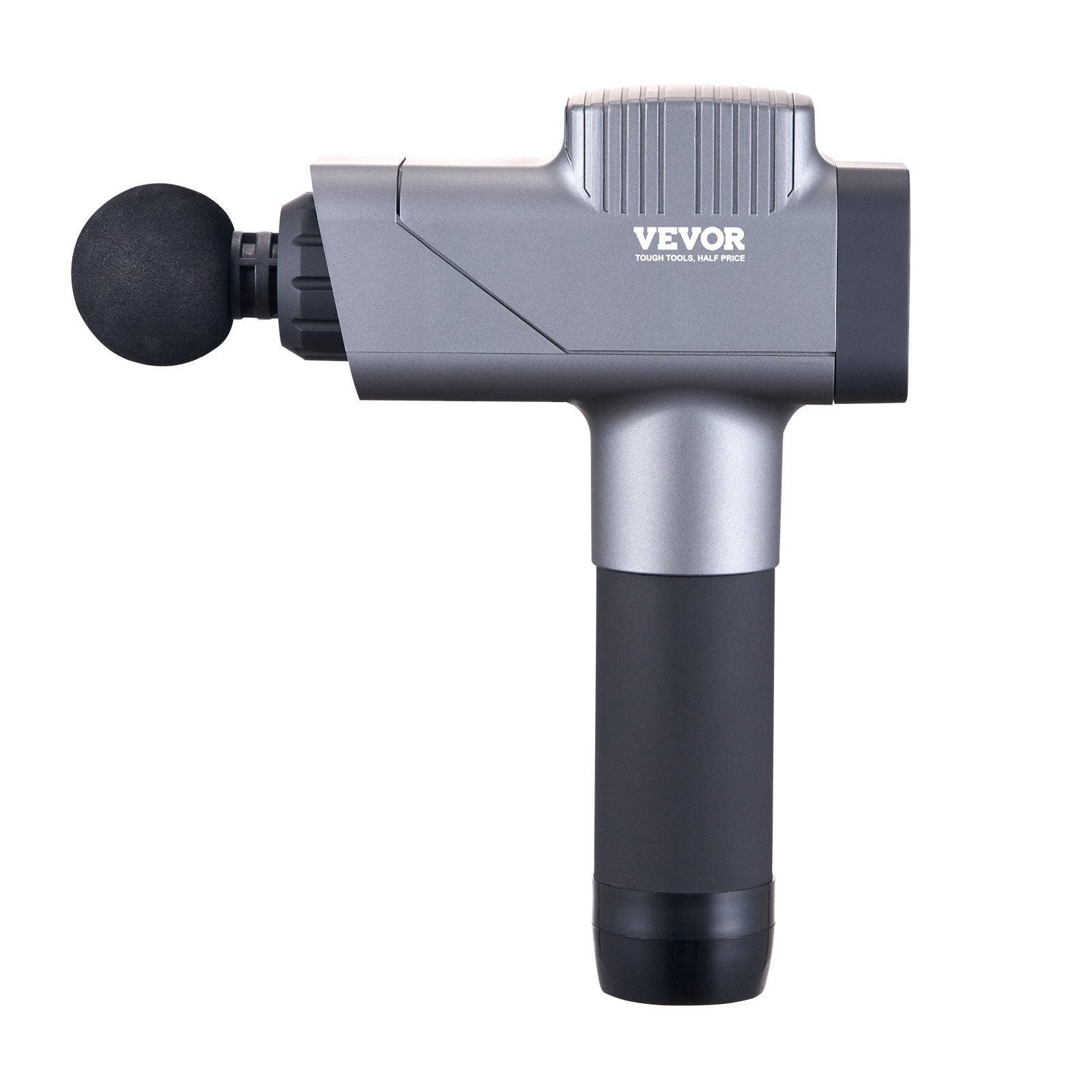 VEVOR Massage Gun Deep Tissue, Percussion Muscle Massager for Athletes - with 8 Speed Levels & 6 Massage Heads, 16V 2500mAh Batteries, Handheld Electric Massage Gun for Pain Relief, Muscle Relaxation 
