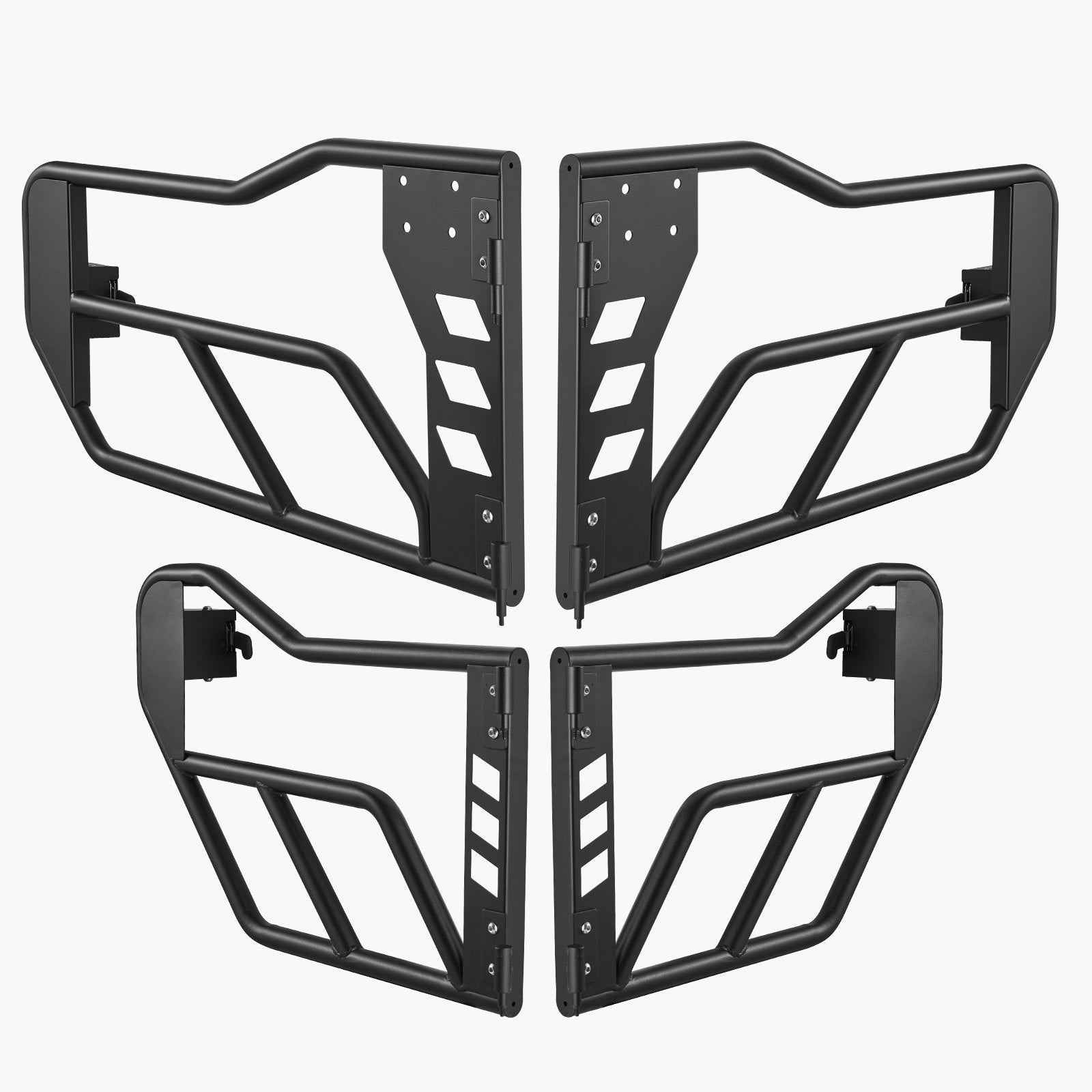 VEVOR 4-Door Jeep Tube Doors Jeep Tubular Door for 2007-2018 Jeep Wrangler JK 