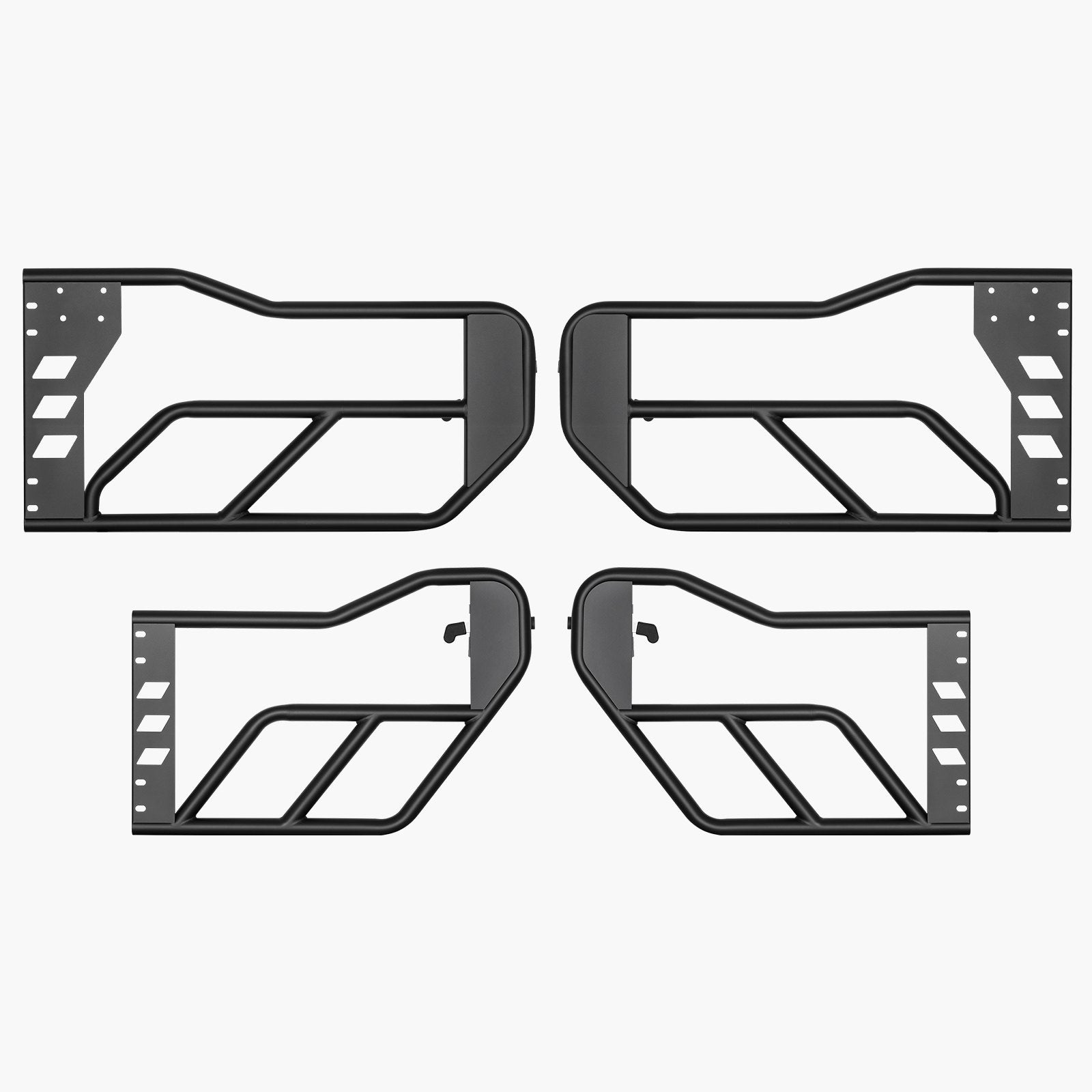 VEVOR 4-Door Jeep Tube Doors Jeep Tubular Door for 2007-2018 Jeep Wrangler JK 