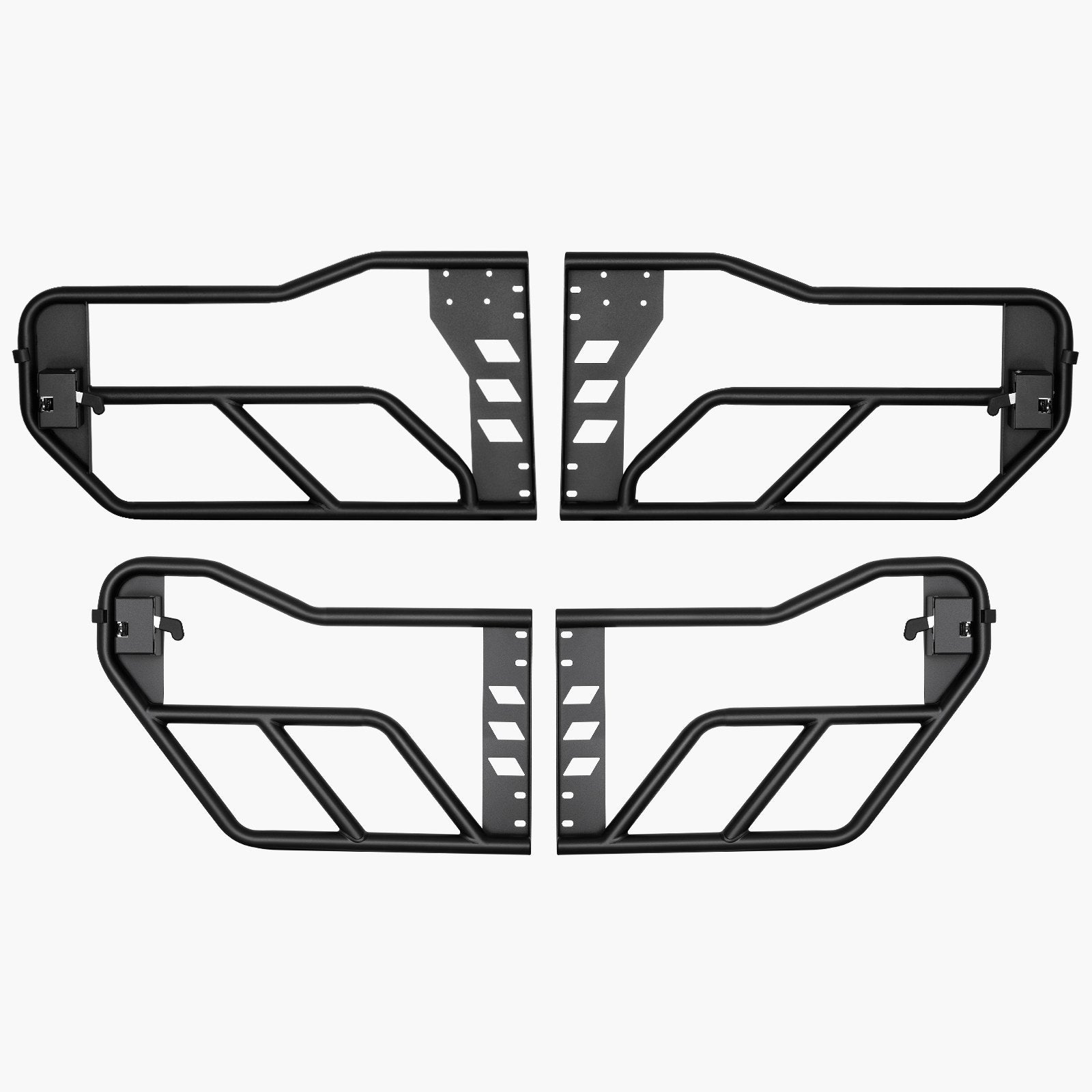 VEVOR 4-Door Jeep Tube Doors Jeep Tubular Door for 2007-2018 Jeep Wrangler JK 