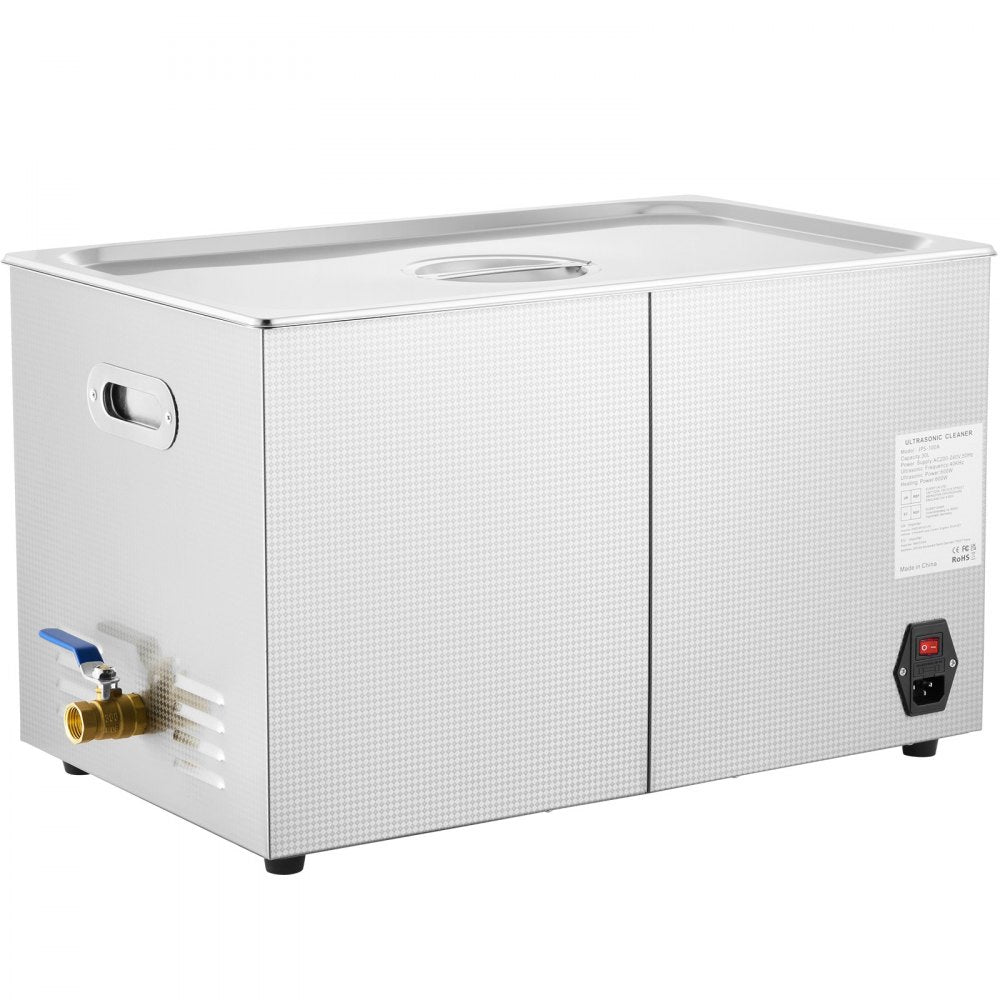 VEVOR Professional Ultrasonic Cleaner, 27.2 L Ultrasonic Jewelry Cleaner with Digital Timer & Heater, Stainless Steel Industrial Sonic Cleaner 40kHz for Glasses, Watches, Rings, Small Parts 