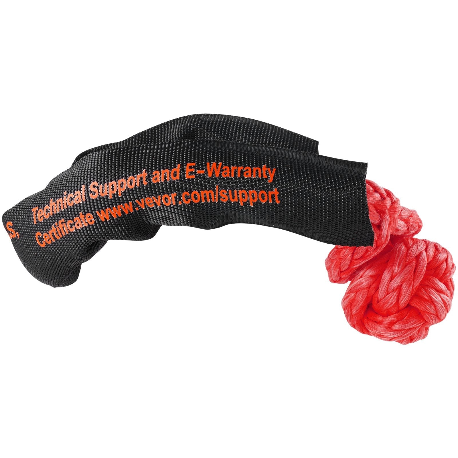 VEVOR Soft Shackle Synthetic Recovery Rope 2PCS 1/2"x22" 44092lbs Break Strength 
