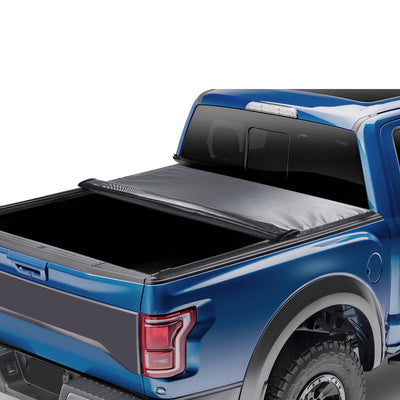 VEVOR Truck Bed Cover, Roll Up Truck Bed Tonneau Cover, Compatible with 2009-2024 Ford F-150 Styleside Bed, for 5.5 x 5.4 ft Bed, Soft PVC material, 100% Bed Access Roll Up Tonneau Cover 