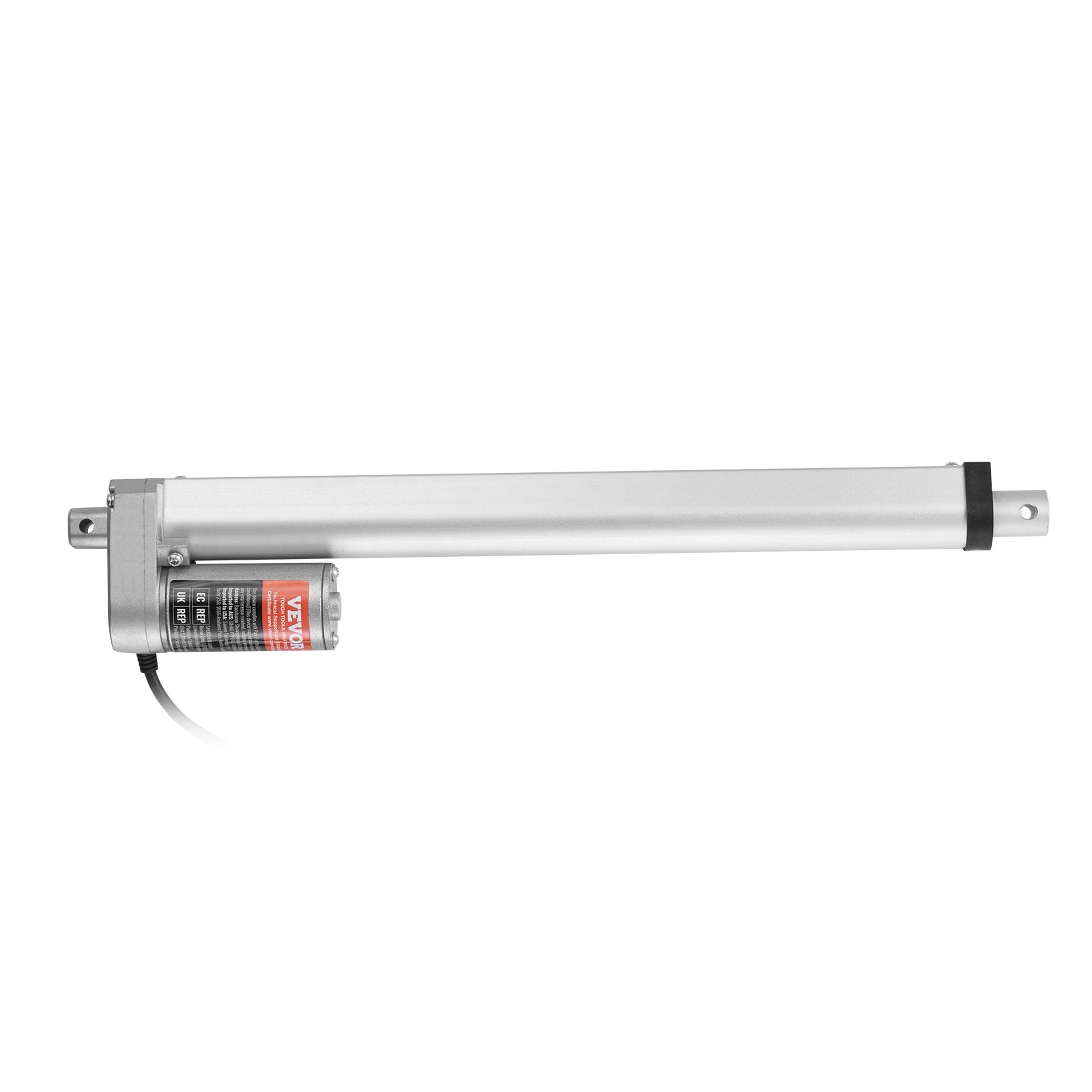 VEVOR Linear Actuator 12V, 12 Inch High Load 330lbs/1500N Linear Actuator, 0.19"/s Linear Motion Actuator with Mounting Bracket and IP54 Protection 
