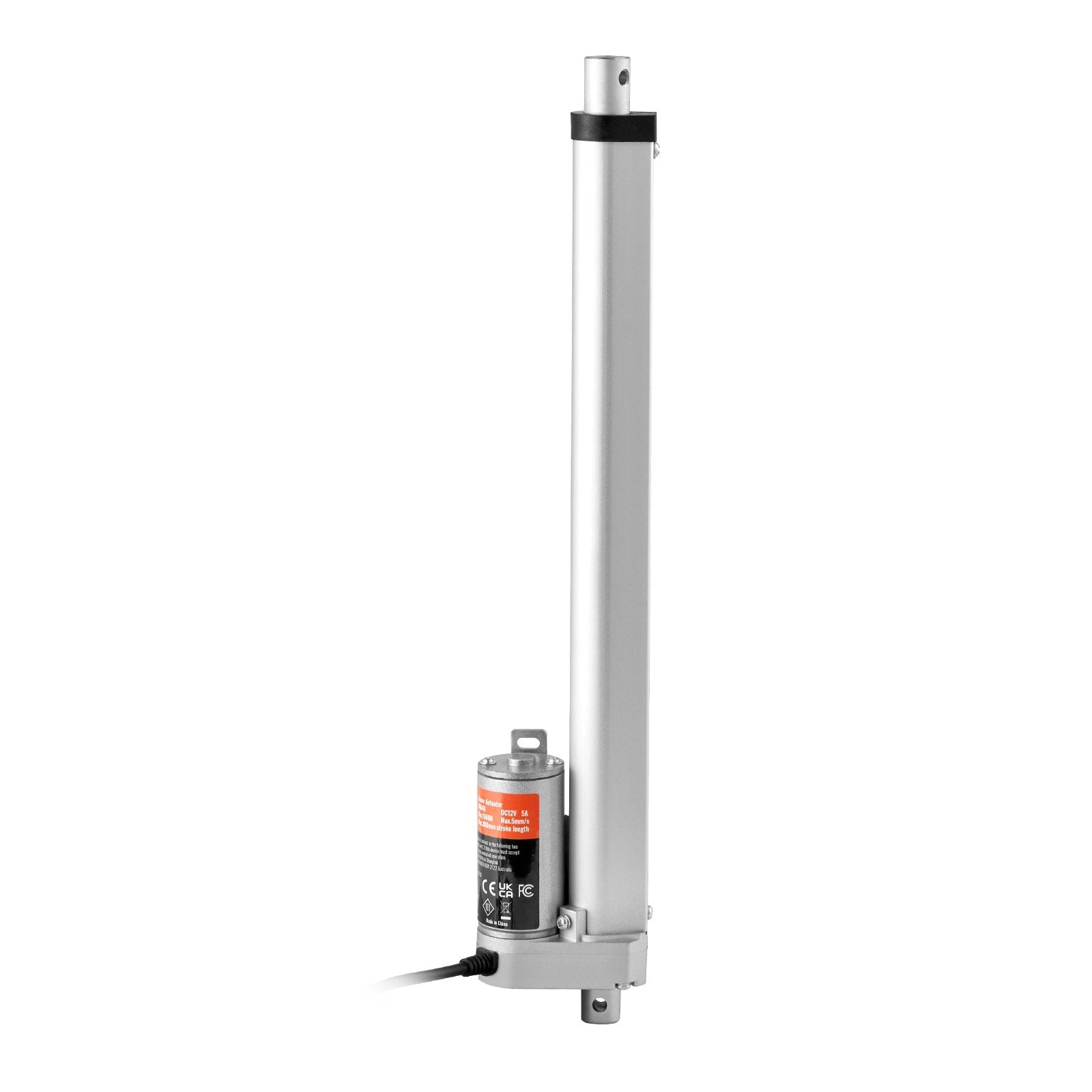 VEVOR Linear Actuator 12V, 12 Inch High Load 330lbs/1500N Linear Actuator, 0.19"/s Linear Motion Actuator with Mounting Bracket and IP54 Protection 