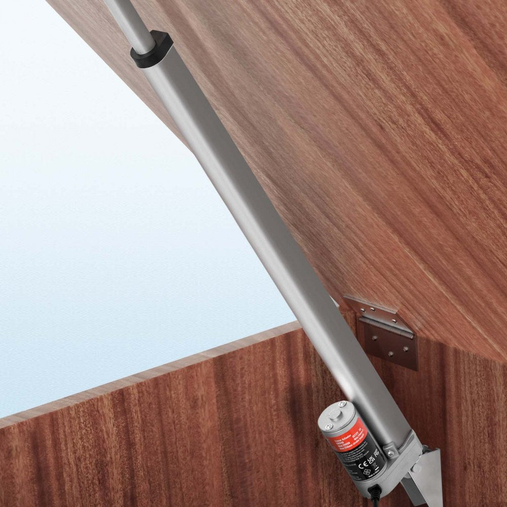 VEVOR Linear Actuator 12V, 18 Inch High Load 330lbs/1500N Linear Actuator, 0.19"/s Linear Motion Actuator with Mounting Bracket and IP54 Protection 