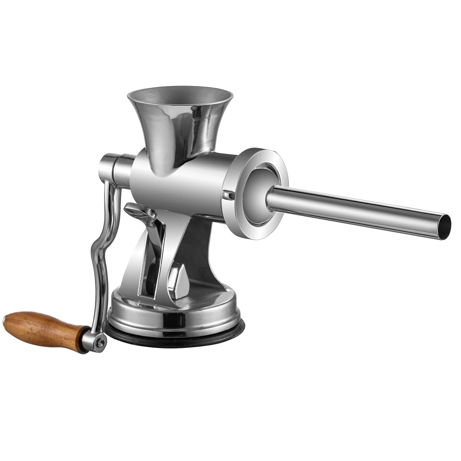 VEVOR Hand Operated Meat Grinder, 304 Stainless Steel Manual Meat Grinder, Multifunction Crank Meat Grinder Sausage Maker Powder Grinder, Household Manual Meat Mincer for Beef Chicken Pepper Mushroom 