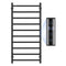 VEVOR 10-Bar Towel Warmer Rack Wall Mounted Heated Towel Rack for Bathroom Black