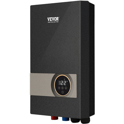 VEVOR Instant Water Heater, 18kw Electric Tankless Water Boiler, Digital Temperature Display & Easy Installation & 24-Hour Water Supply, For Kitchen Bathroom Shower Mall Salon Shampoo ETL Listed 