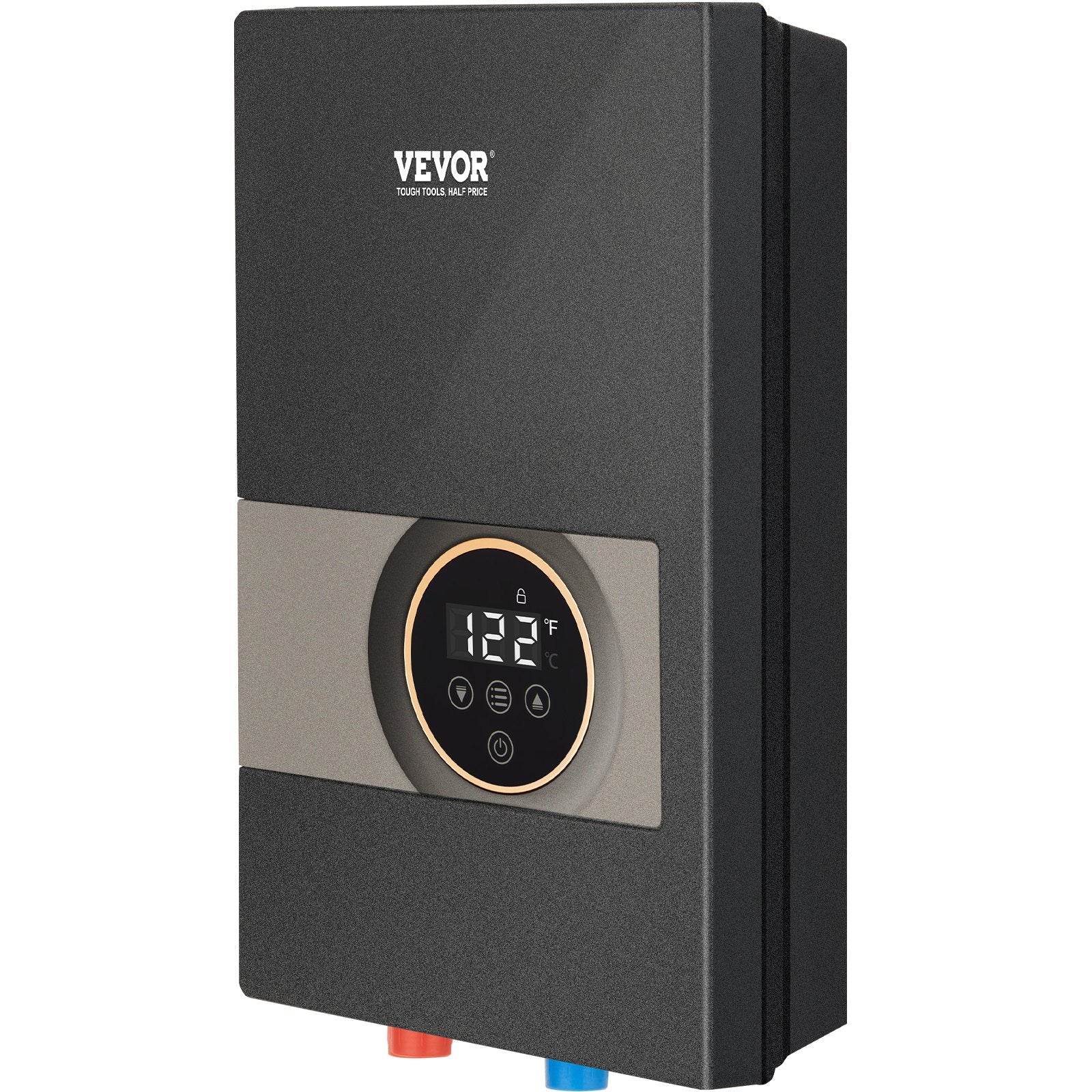 VEVOR Instant Water Heater, 8kw On Demand Electric Tankless Water Boiler, Digital Temperature Display & Easy Installation & 24-Hour Water Supply, For Kitchen Bathroom Shower Mall Salon ETL Listed 
