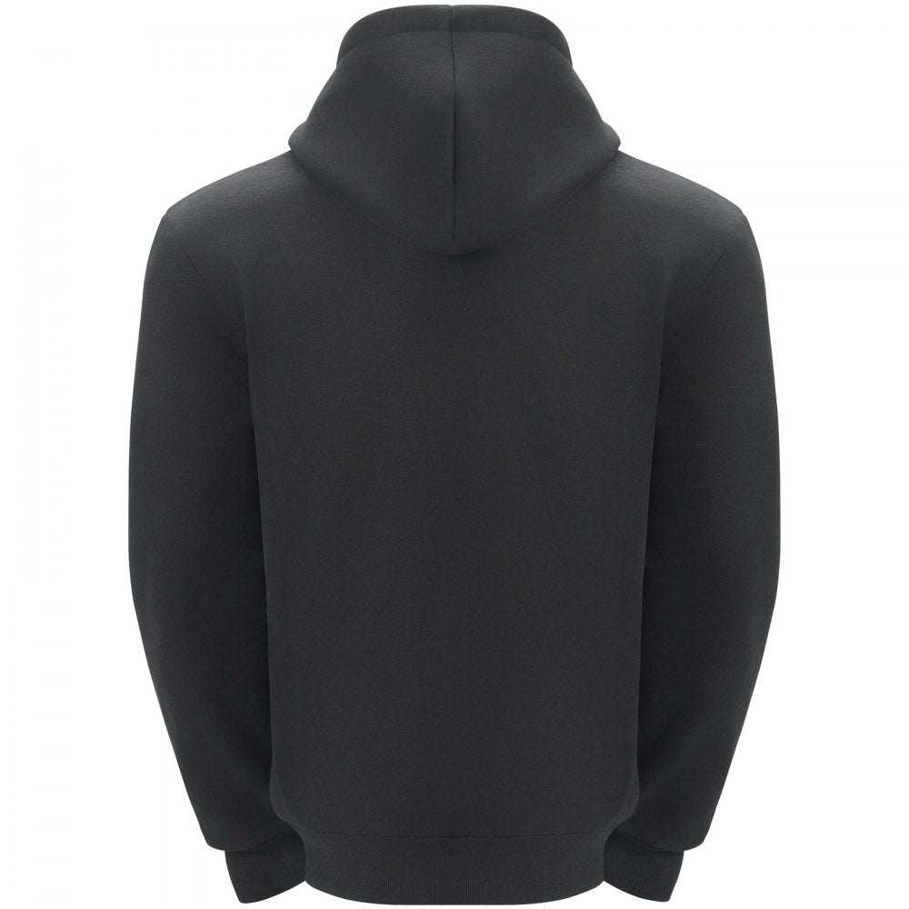 VEVOR Heated Hoodie Sweatshirt Zip Up Unisex w/ Battery for Men&Women XXL Black 
