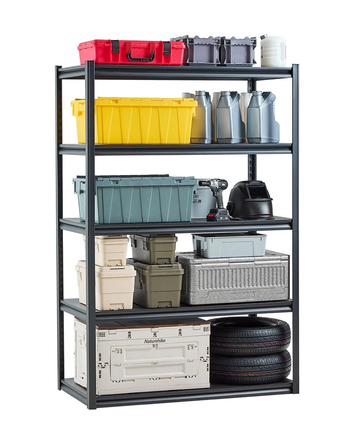 VEVOR Storage Shelves 24" D x 48" W x 72" H 5-tier Garage Storage Shelving