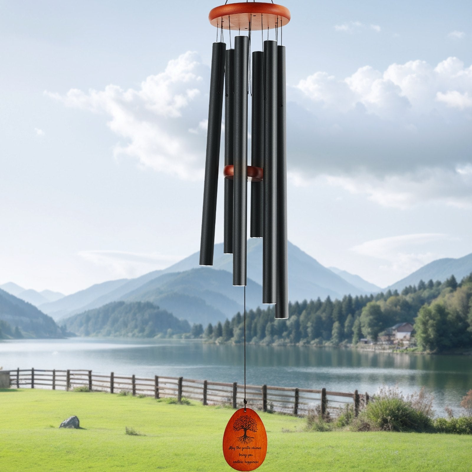 VEVOR Wind Chimes for Outside 41-Inch Aluminum Memorial Deep Tone Wind Chimes 