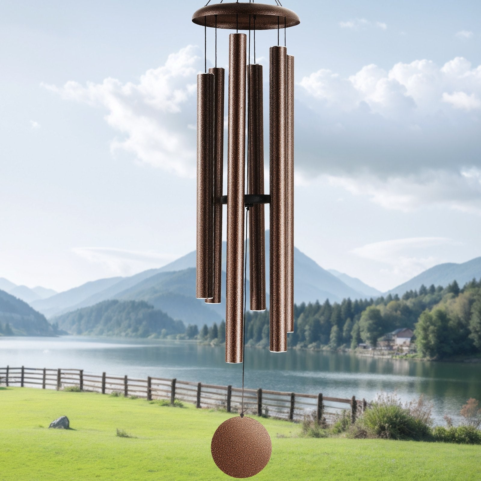 VEVOR Wind Chimes for Outside 50-Inch Aluminum Memorial Deep Tone Wind Chimes 