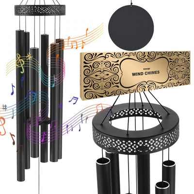 VEVOR Wind Chimes for Outside 58-Inch Aluminum Memorial Deep Tone Wind Chimes 