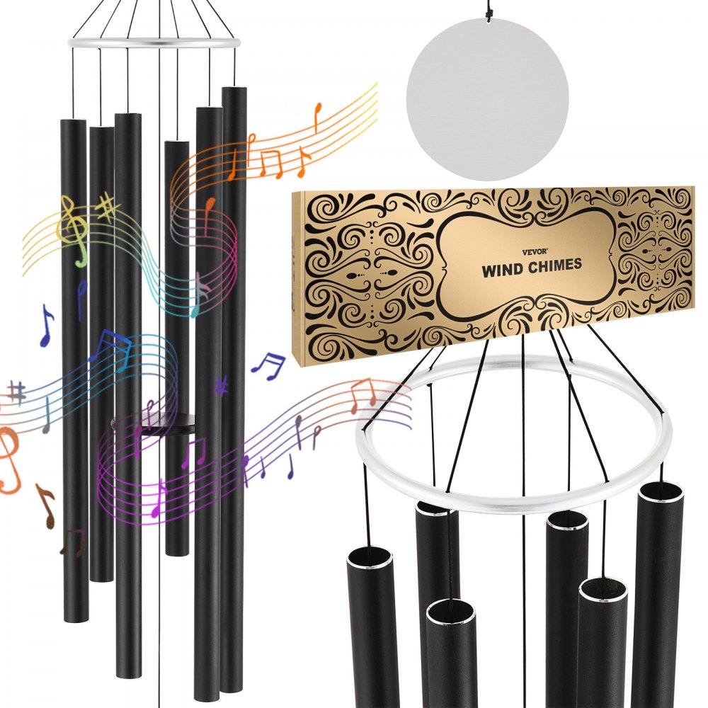 VEVOR Wind Chimes for Outside 66-Inch Aluminum Memorial Deep Tone Wind Chimes 