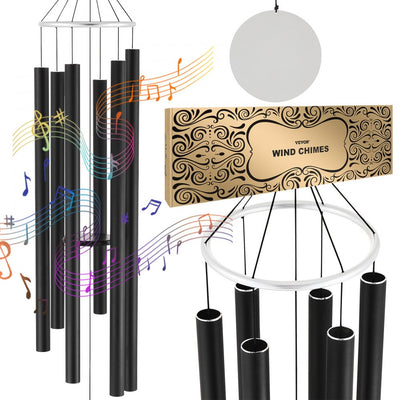 VEVOR Wind Chimes for Outside 66-Inch Aluminum Memorial Deep Tone Wind Chimes 