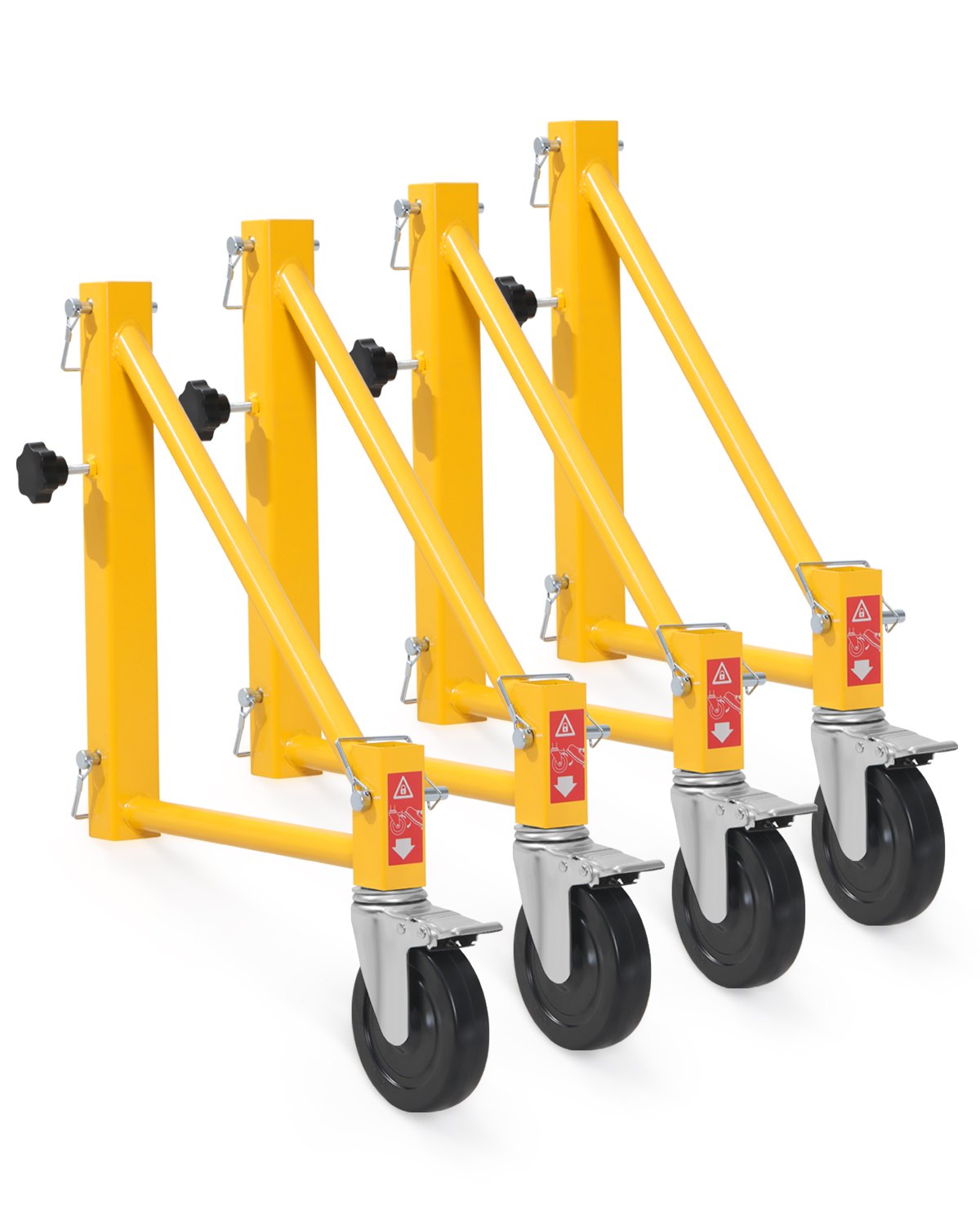 VEVOR Set of Scaffolding Outriggers with Casters for Baker Scaffolding 4 Pack 