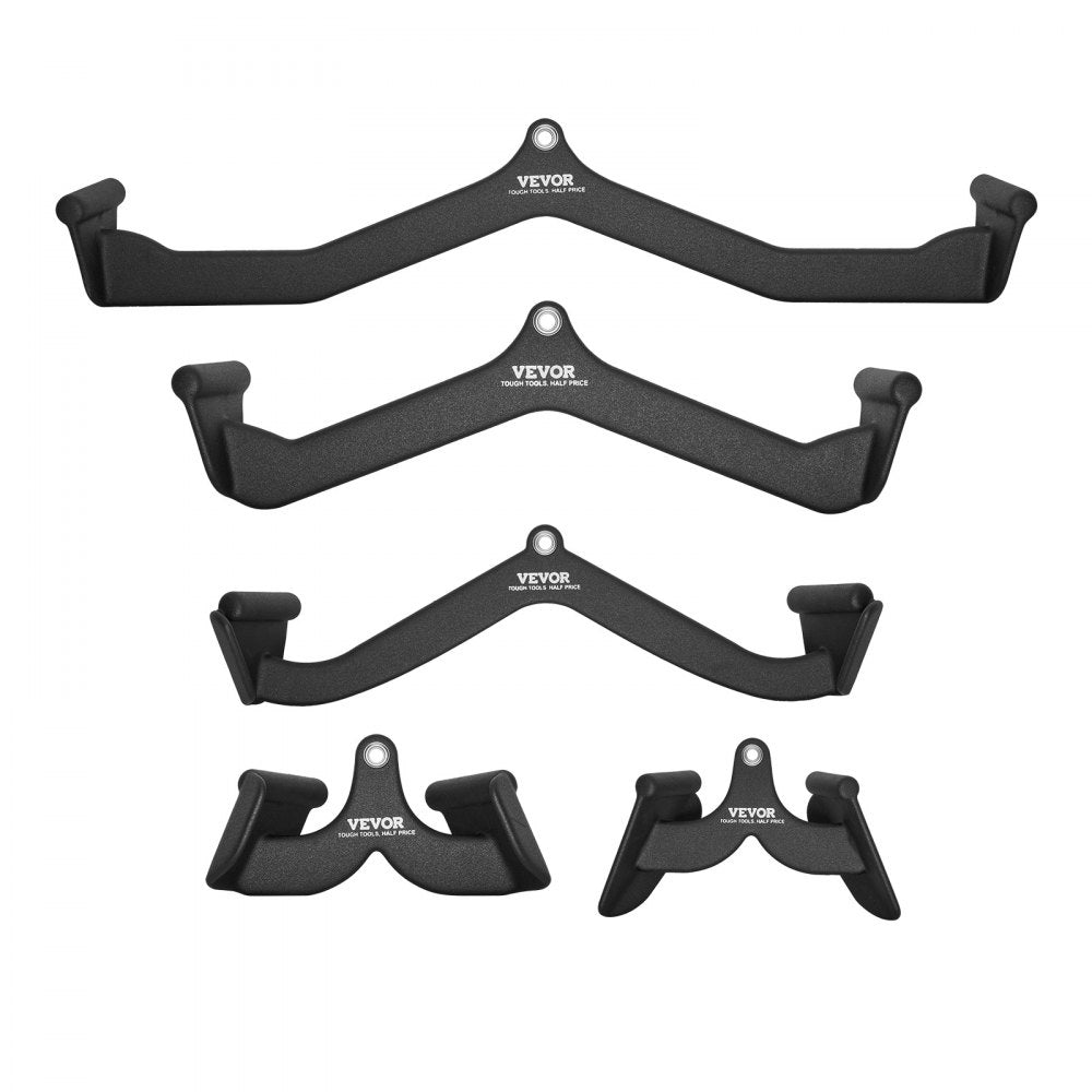 VEVOR LAT Pulldown Bar Handle Attachment V-bar T-bar Cable Machine for Home Gym 