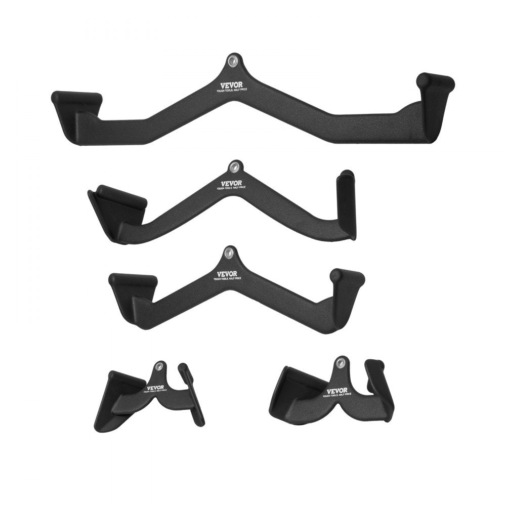 VEVOR LAT Pulldown Bar Handle Attachment V-bar T-bar Cable Machine for Home Gym 