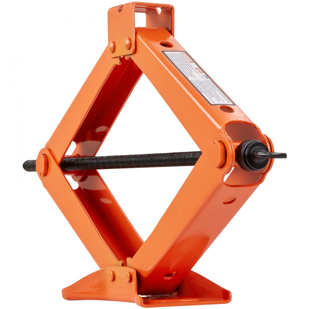 VEVOR Scissor Jack, 2.5 Ton/5512 lbs Scissor Car Jack, 3.7"-17.1" Lifting Range Scissor Lift Jack with Ratcheting Handle and L-Wrench, Portable Tire Jack for Cars Trucks Sedans MPVs 