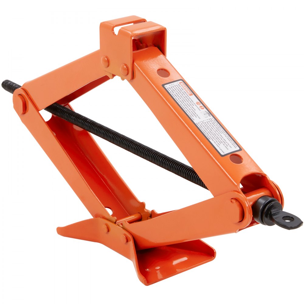 VEVOR Scissor Jack, 2.5 Ton/5512 lbs Scissor Car Jack, 3.7"-17.1" Lifting Range Scissor Lift Jack with Ratcheting Handle and L-Wrench, Portable Tire Jack for Cars Trucks Sedans MPVs 