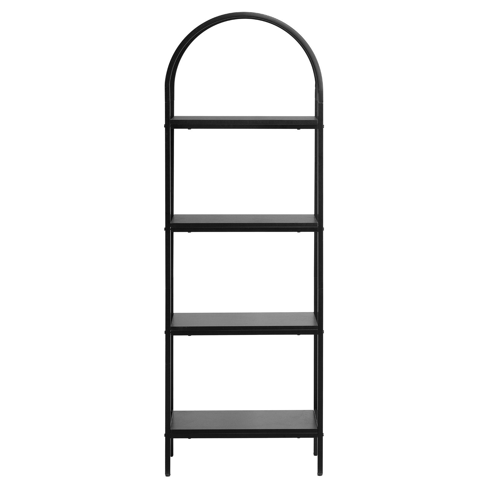 VEVOR Metal Bookshelf Rustic Bookshelf 4-Tier for Living room Bedroom & Office 