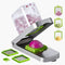 VEVOR Vegetable Chopper Food Veggie Cutter 3 Blades Onion Slicer with Container