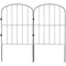 VEVOR Garden Fence, No Dig Fence 24''(H)x13''(L) Animal Barrier Fence, Underground Decorative Garden Fencing with 2 inch Spike Spacing, Metal Dog Fence for the Yard and Outdoor Patio, 28 Pack