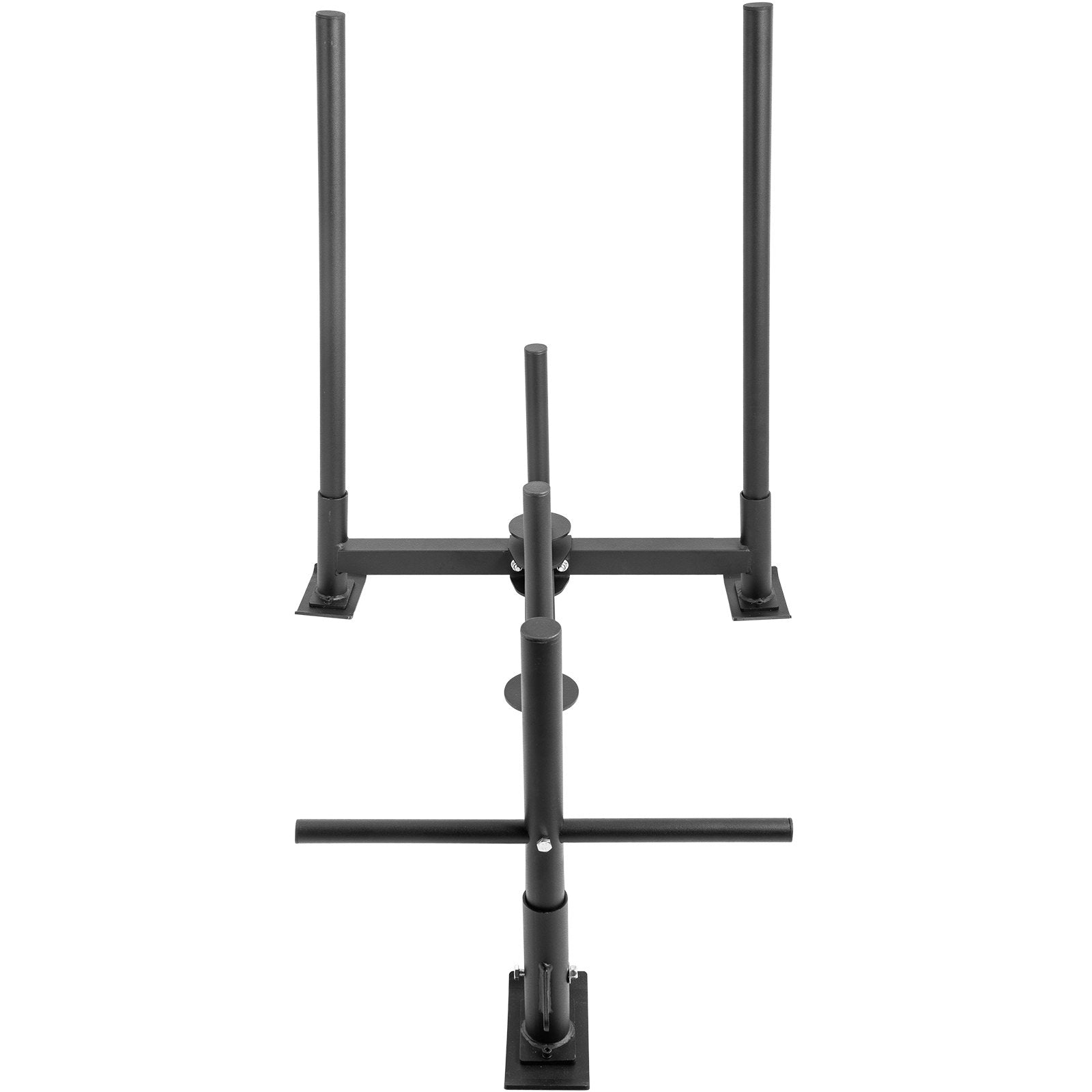 VEVOR Fitness Sled Black 44 x 30.5 x 36inch Weight Training Sled Premium Iron with Black Powder Coat Speed Training Sled for Athletic Exercise and Speed Improvement 