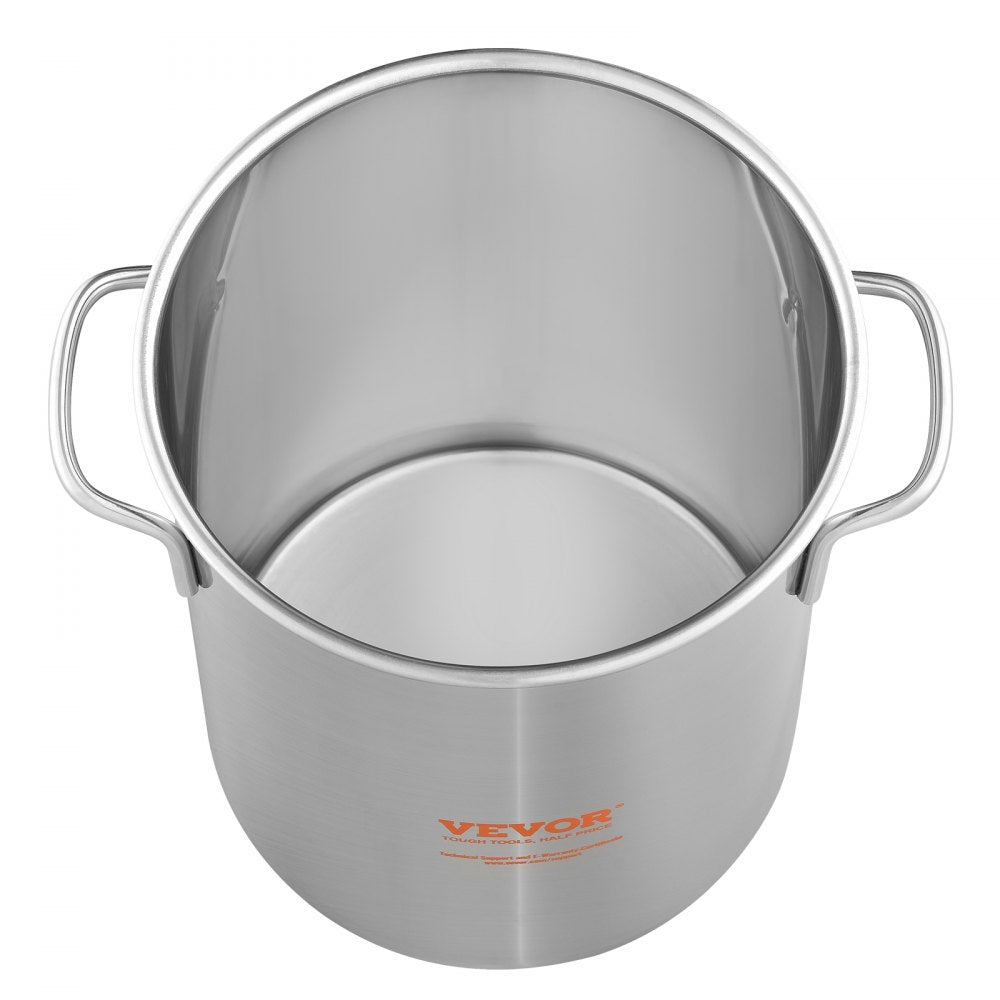 VEVOR 5 Gallon Vacuum Chamber, Upgraded Tempered Glass Lid Vacuum Degassing Chamber, 304 Stainless Steel Chamber, for Stabilizing Wood, Resin Degassing, Silicone Degassing and Plaster Degassing 