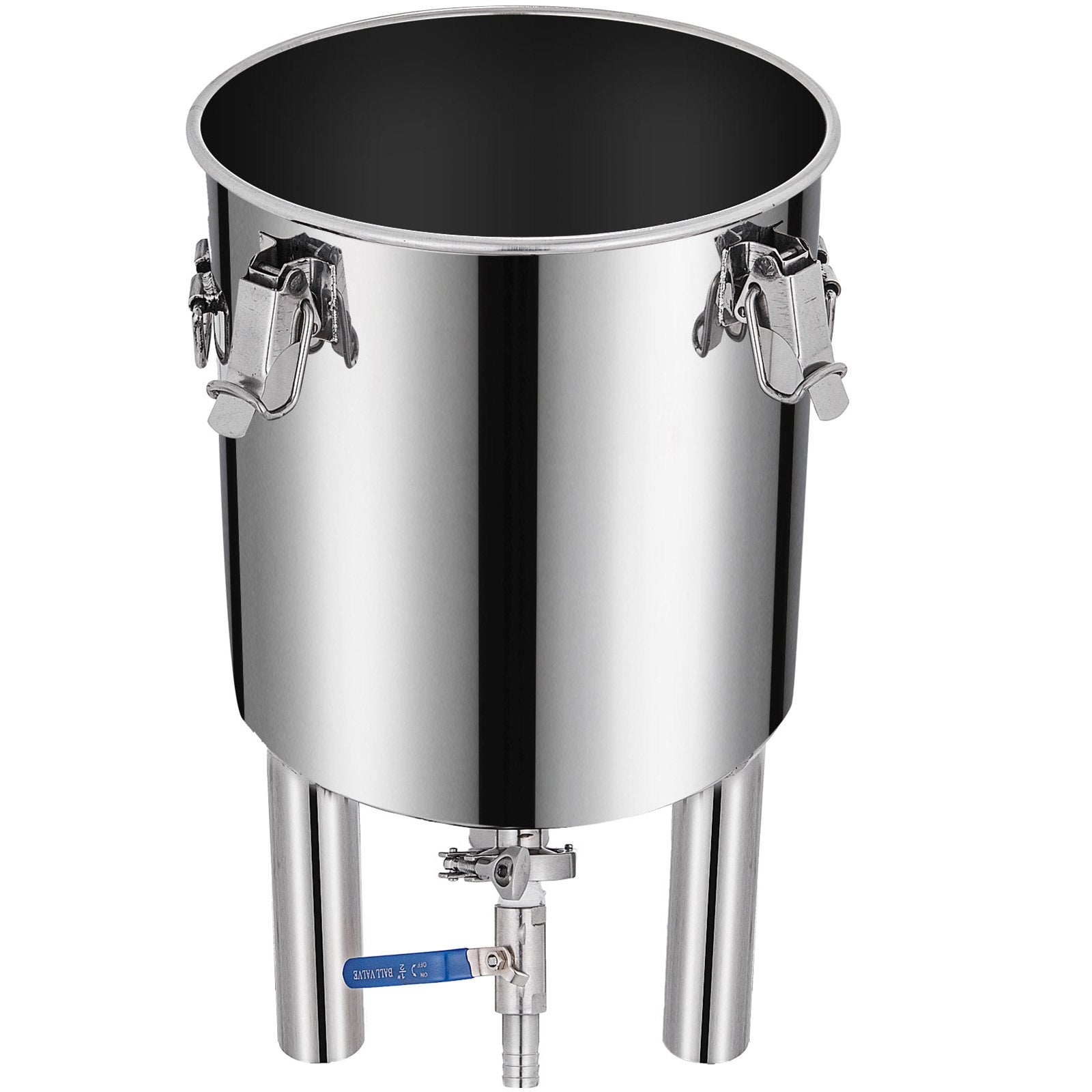 VEVOR 7 Gallon Home Brewing Chronical Fermenter Stainless Steel Brew Bucket Fermenter with Conical Base 