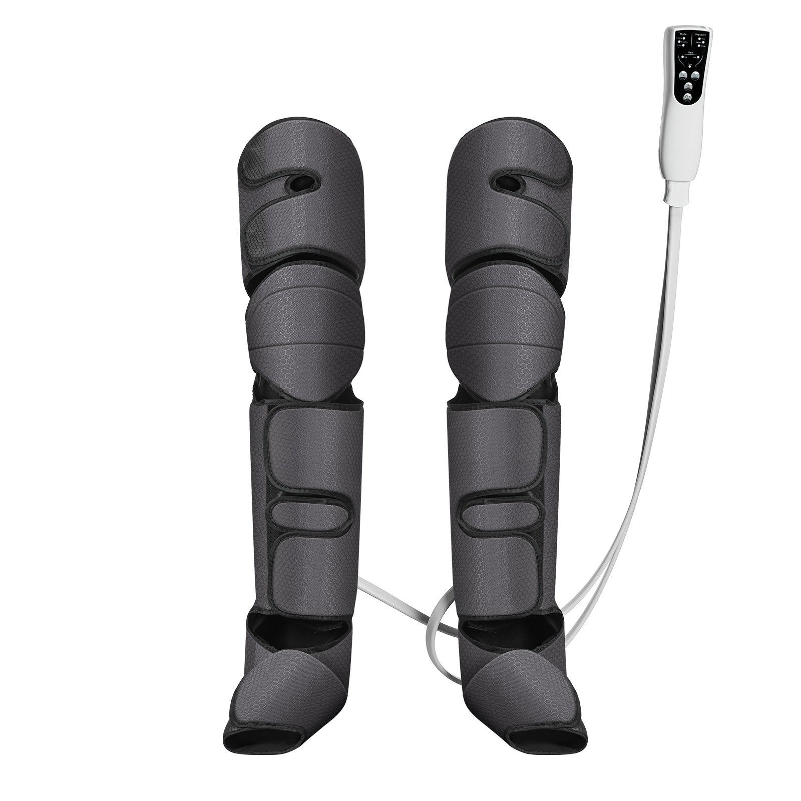 VEVOR Full Leg Massager, Air Compression Leg Massager for Foot Calf Thigh Knee, 2 Knee Heating Levels, 3 Modes & 3 Intensities, Leg Compression Massage Boots for Circulation, Swelling and Pain Relief 