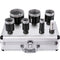 VEVOR Diamond Drill Bits 6/8/10/13/19/25/32/51 mm Diamond Hole Saw Brazed Tile 0.59in Segment Finger Bit SDS Tile Hole Saw Kit with a Blade for Tile Ceramic Porcelain Marbl 5/8\