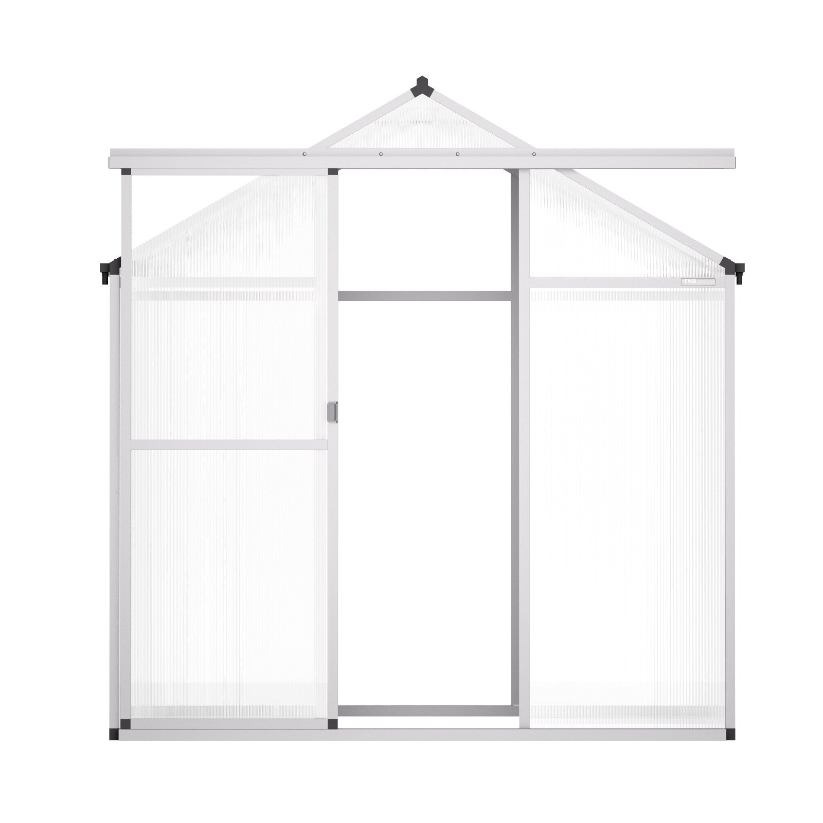 VEVOR Polycarbonate Greenhouse 6 x 4 Ft Outdoor Walk-in Greenhouse for Garden 