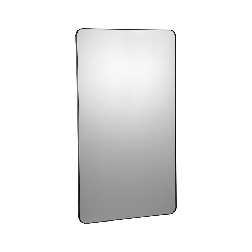 VEVOR Square Wall Mounted Mirror 30" x 48" Mirror with Aluminium Alloy Frame 