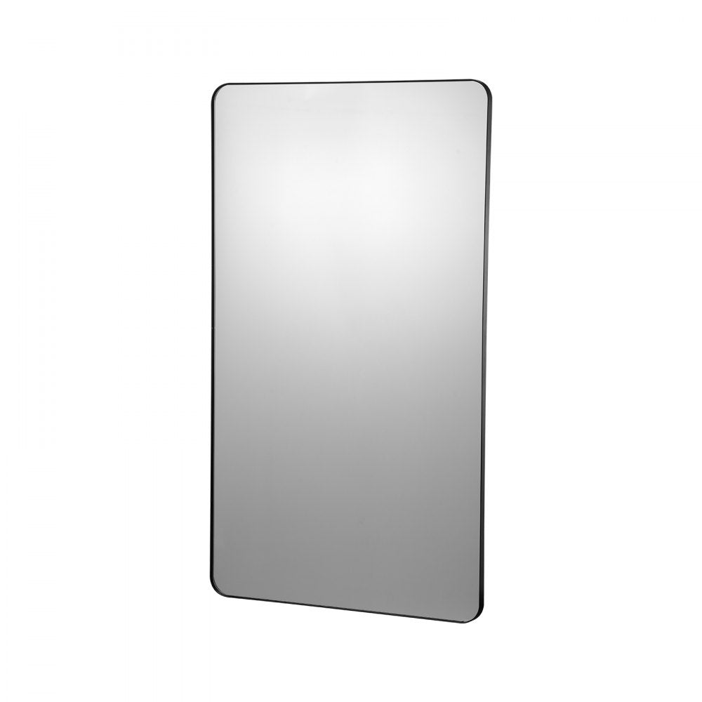 VEVOR Square Wall Mounted Mirror 30" x 48" Mirror with Aluminium Alloy Frame 