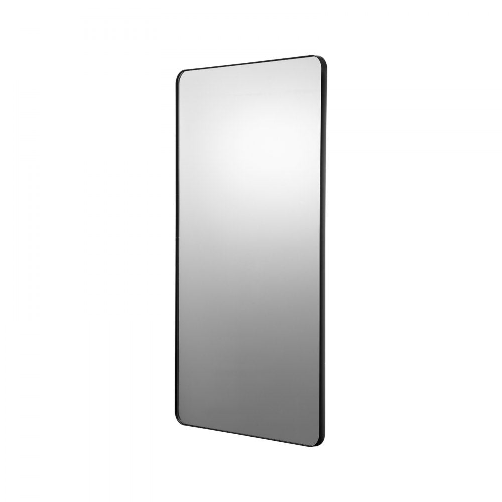 VEVOR Square Wall Mounted Mirror 30" x 48" Mirror with Aluminium Alloy Frame 