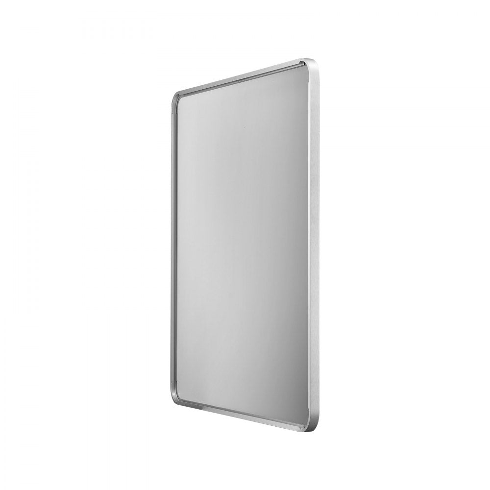 VEVOR Square Wall Mounted Mirror 36" x 36" Mirror with Aluminium Alloy Frame 