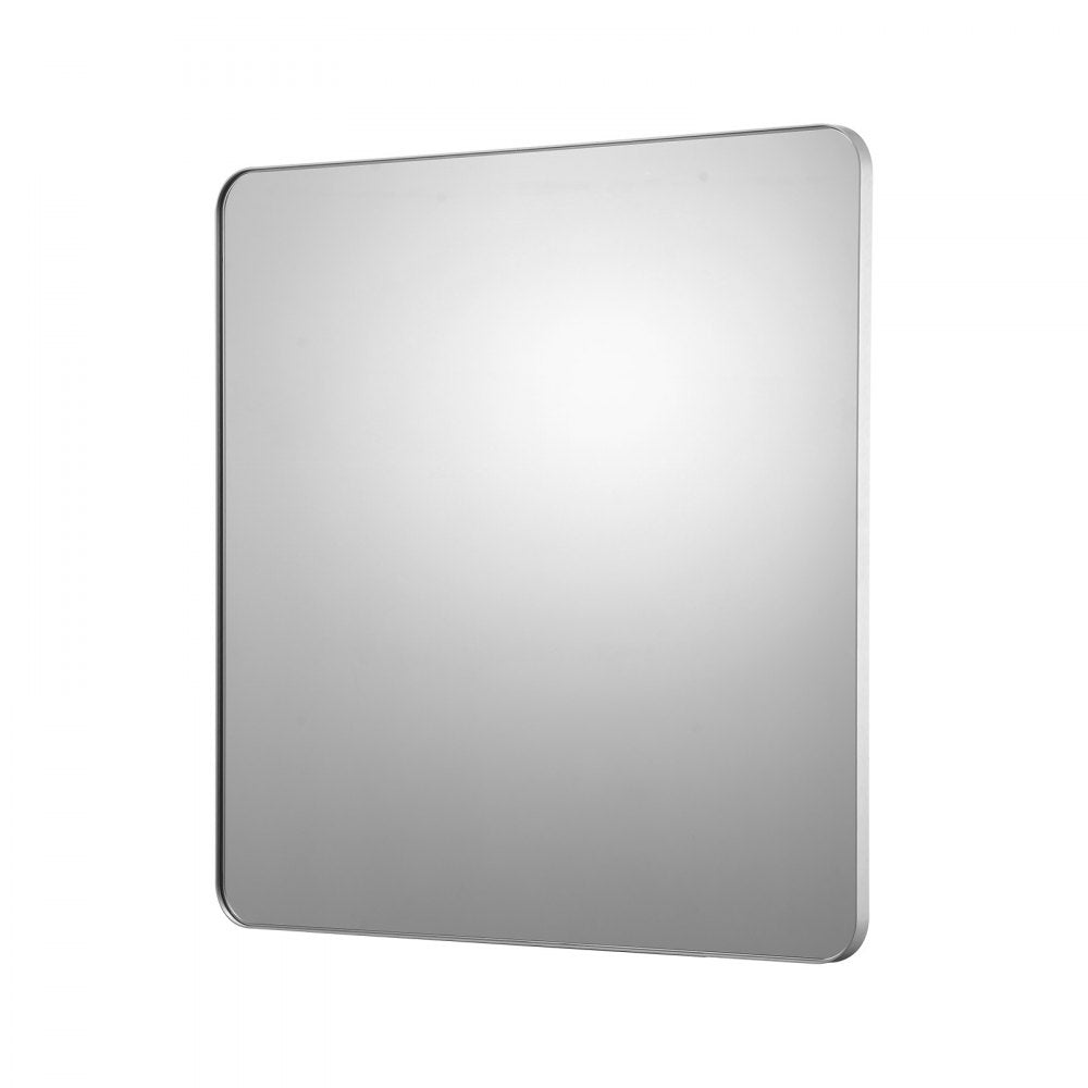 VEVOR Square Wall Mounted Mirror 36" x 36" Mirror with Aluminium Alloy Frame 