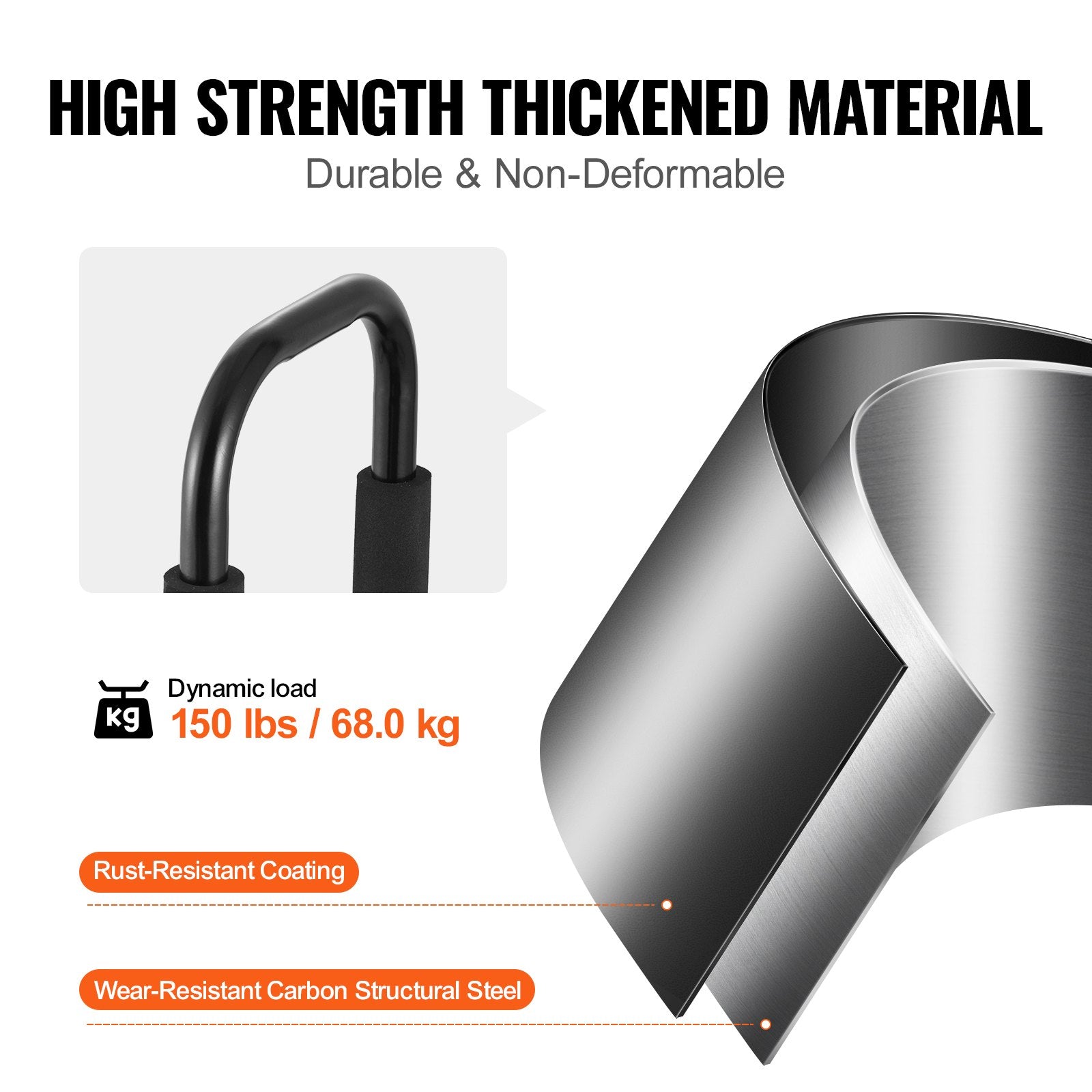 VEVOR Kayak Roof Rack 1 Pair J-Bar, Soft Roof Rack Quick Folding, Top Mount Tie Down, Carrier for kayak, Surf Board, Canoe, SUP, Ski Board, Mount on Car, SUV, Truck, 1 Kayak 