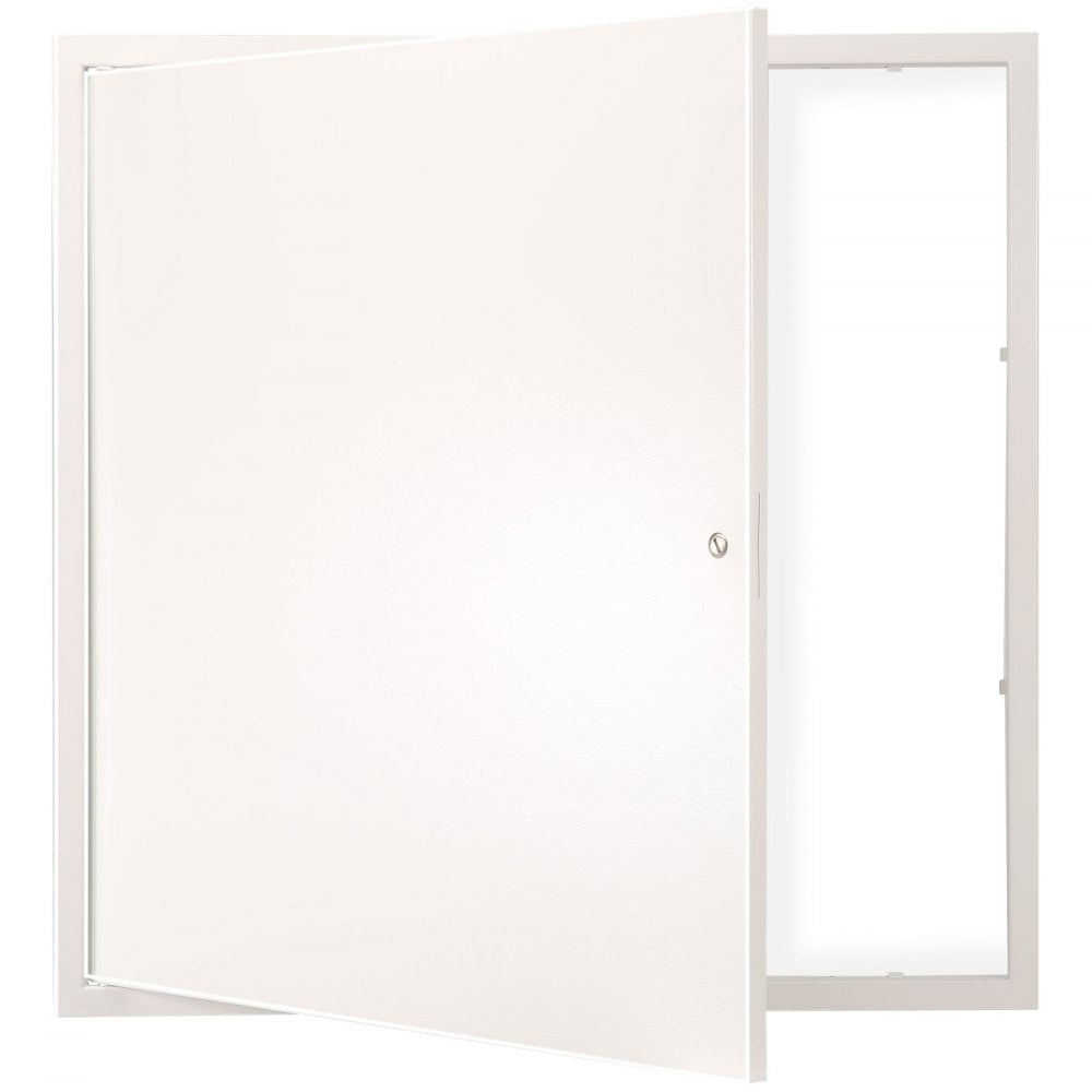 VEVOR Access Panel for Drywall & Ceiling, 24 x 24 Inch Plumbing Access Panels, Reinforced Access Door, Heavy-Duty Steel Wall Hole Cover, Easy Install Removable Hinged Panel for Wiring & Cables, Silver 