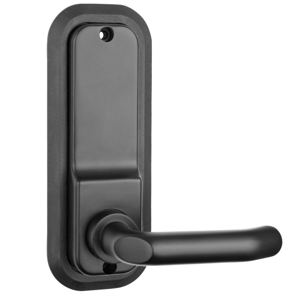 VEVOR Mechanical Keyless Entry Door Lock, 14 Digit Keypad, Water-proof Zinc Alloy, Embedded Outdoor Gate Door Locks Set with Keypad and Handle, Easy to Install, for Garden, Garage, Yard, Storage Shed 