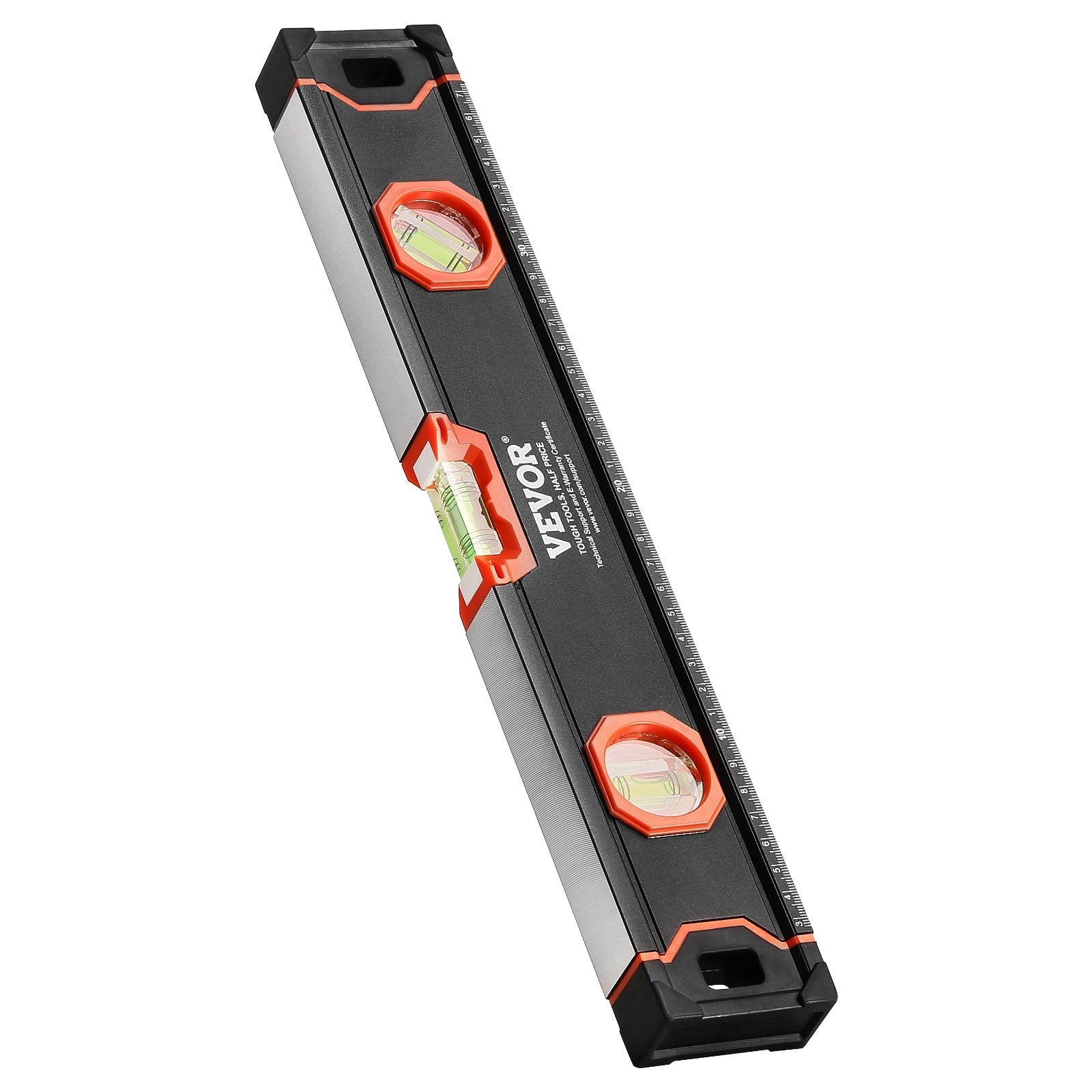 VEVOR 4 Piece Magnetic Torpedo Level 48/24/16/10 In Box Leveler with Bubble Vial 