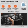 VEVOR 8-10 Rifles Gun Safe, Rifle Safe with Lock & Digital Keypad, Quick Access Tall Gun Storage Cabinet with Removable Shelf, Rifle Cabinet for Home Rifle and Shotguns 