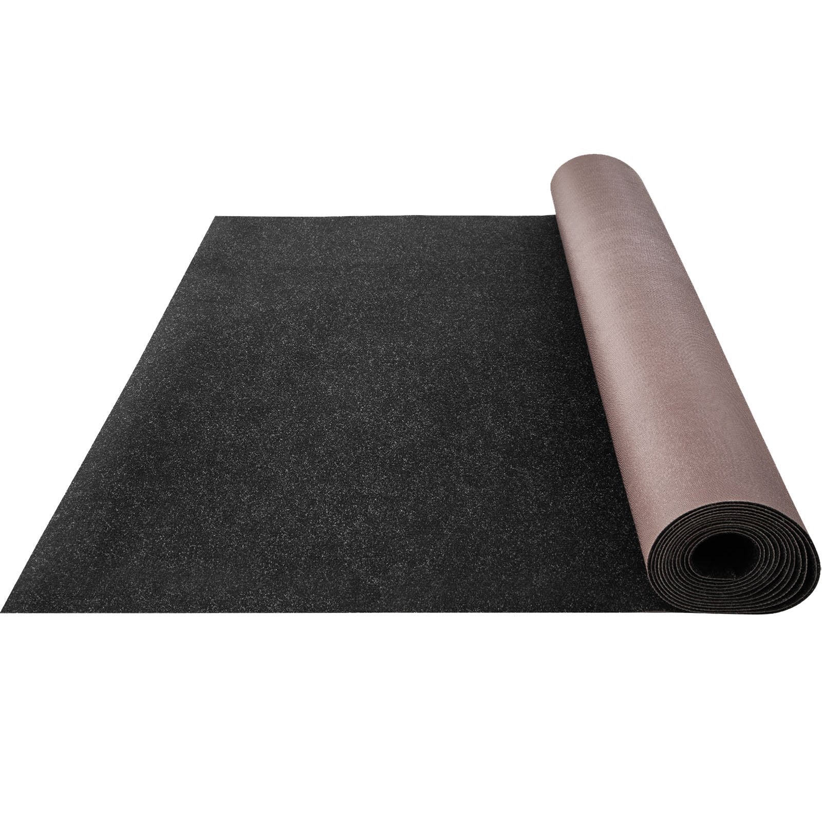VEVOR Boat Carpet, 6 ft x 13.1 ft Marine Carpet for Boats, Waterproof Black Indoor Outdoor Carpet with Marine Backing Anti-Slide Marine Grade Boat Carpet Cuttable Easy to Clean Patio Rugs Deck Rug 