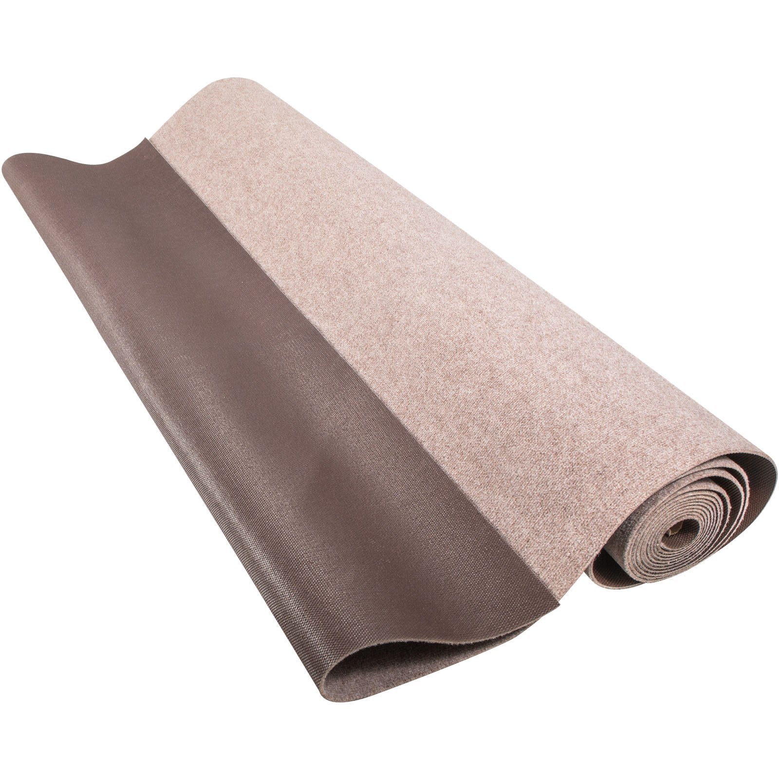 VEVOR Boat Carpet 6x18 feet, Marine Carpet for Boats, Waterproof Light Brown Indoor Outdoor Carpet with Marine Backing Anti-Slide Marine Grade Boat Carpet Cuttable Easy to Clean Patio Rugs Deck Rug 