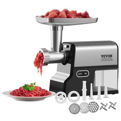VEVOR Electric Meat Grinder 4.2 Lbs/Min Sausage Stuffer Maker for Home Kitchen 