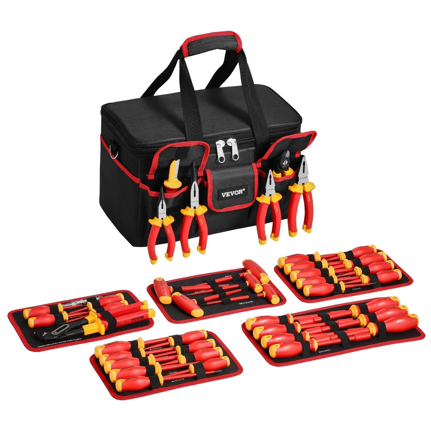 Insulated Screwdriver Set 50-Piece Insulated Tool Set for Electricians 1000V 